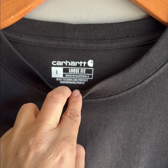 Carhartt Dark Gray Long Sleeve Tee - Picture 2 of 6